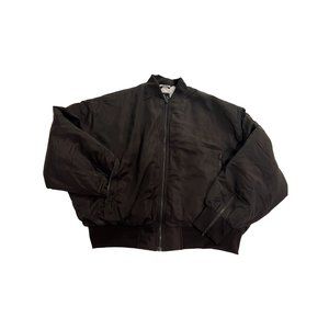 ALO Yoga Brown Oversized Bomber Jacket